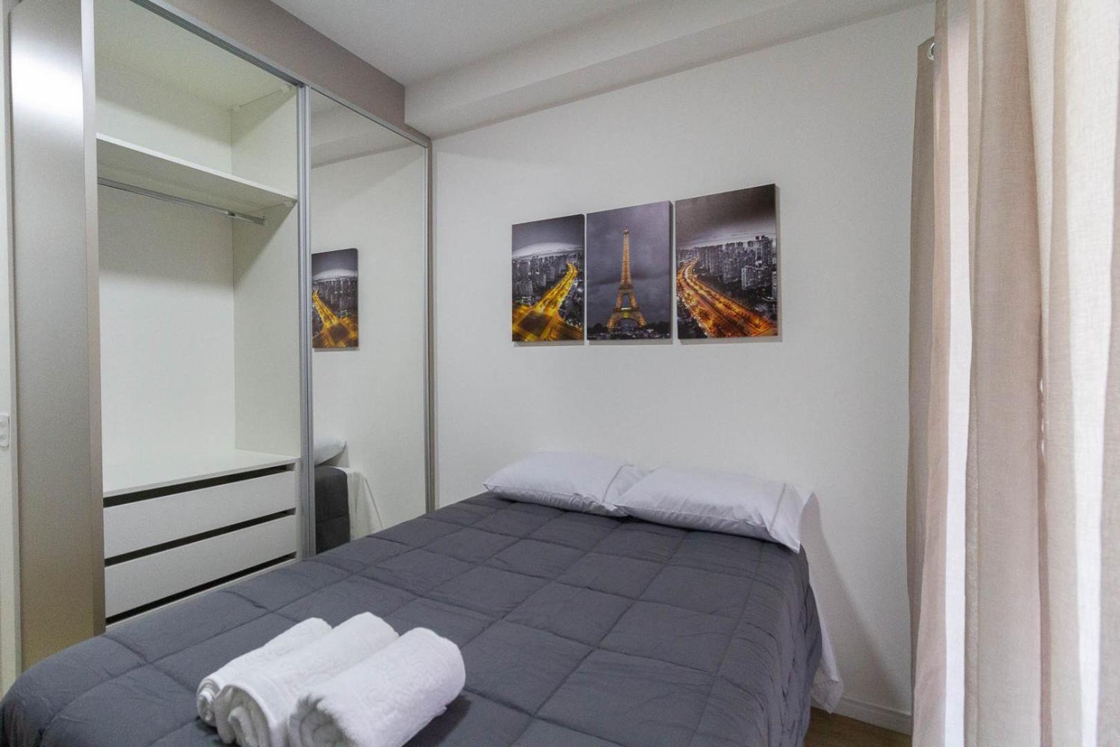 Apartamento Studio Confortavel E Com Varanda No Alto Da Boa Vista *