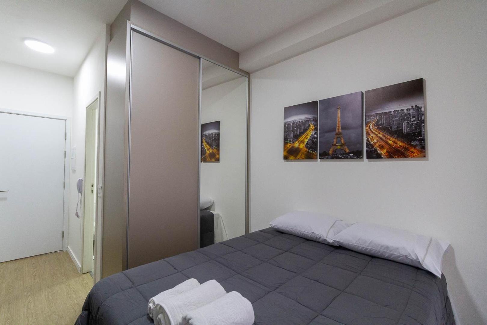 Apartamento Studio Confortavel E Com Varanda No Alto Da Boa Vista