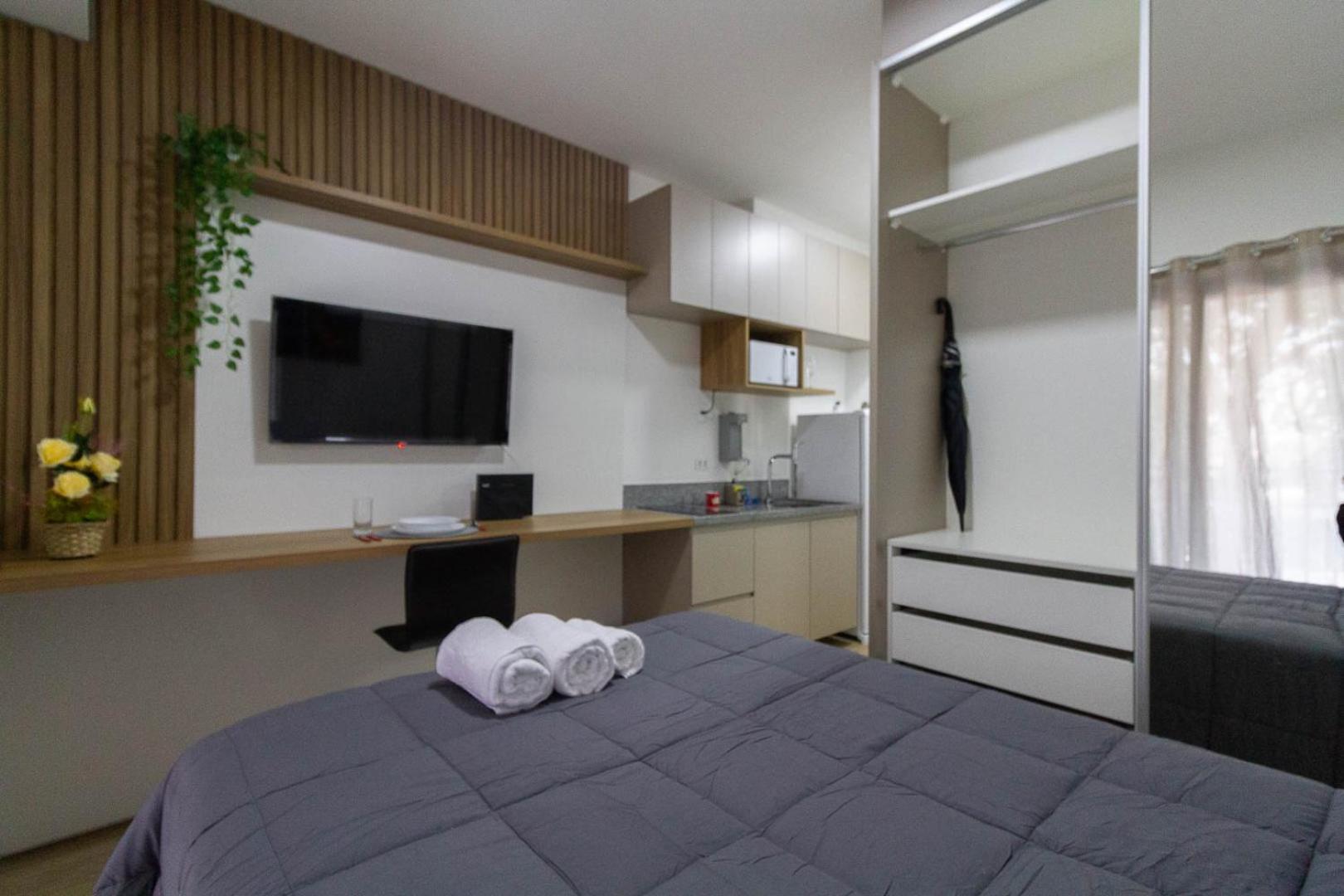 Studio Confortavel E Com Varanda No Alto Da Boa Vista Apartamento São Paulo